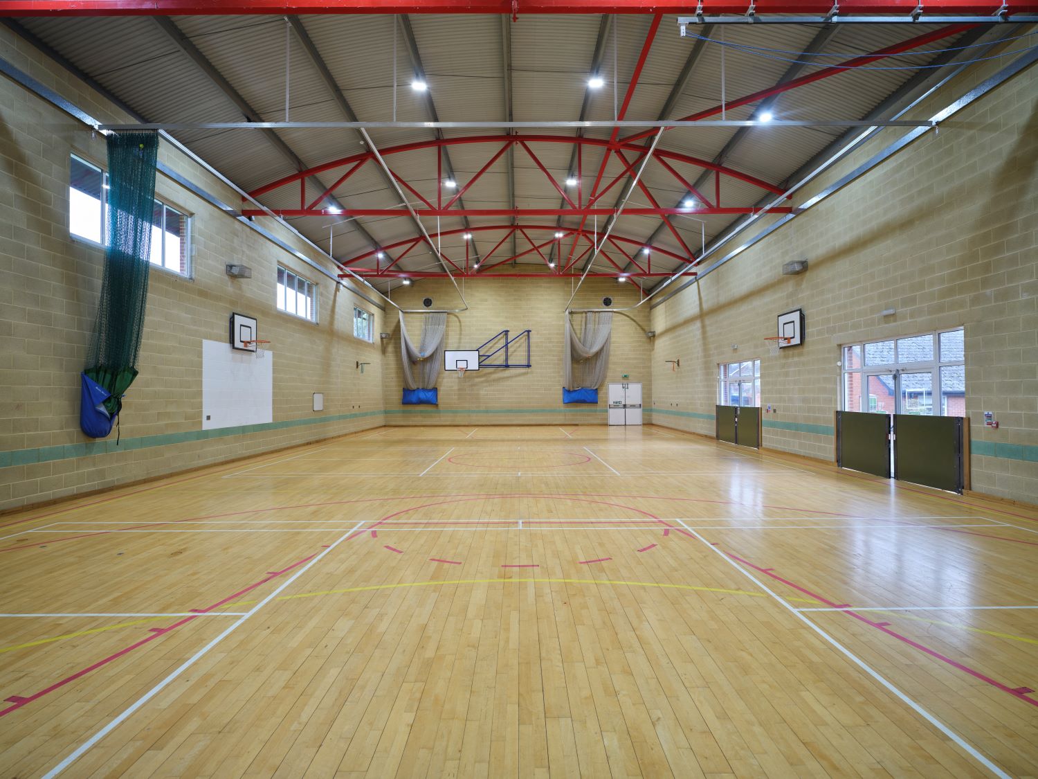 Rainey Hall Image of Sports Hall at Dame Bradbury's