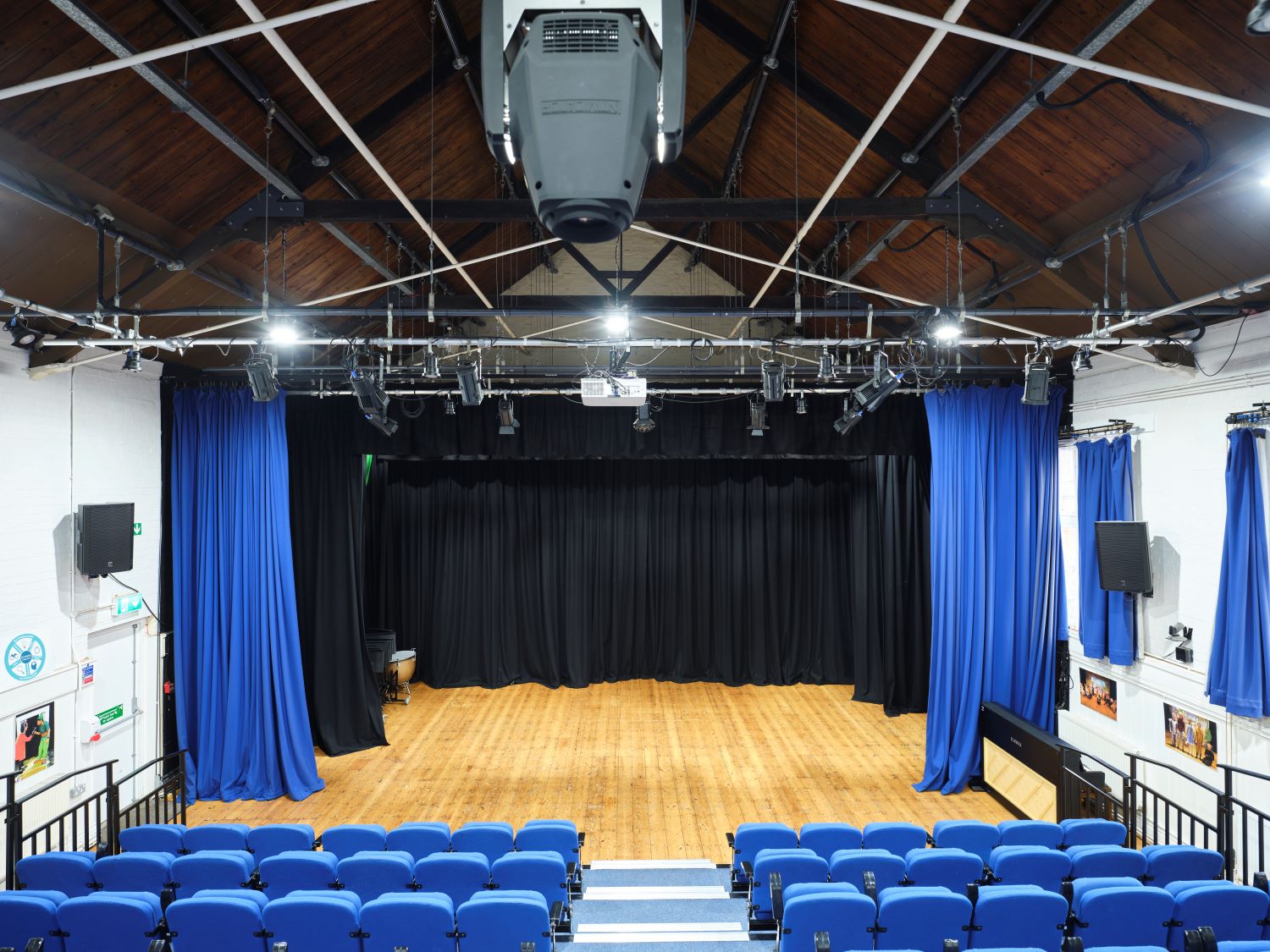 Dame Bradbury's Theatre stage view Image of Dame Bradbury's Theatre stage view