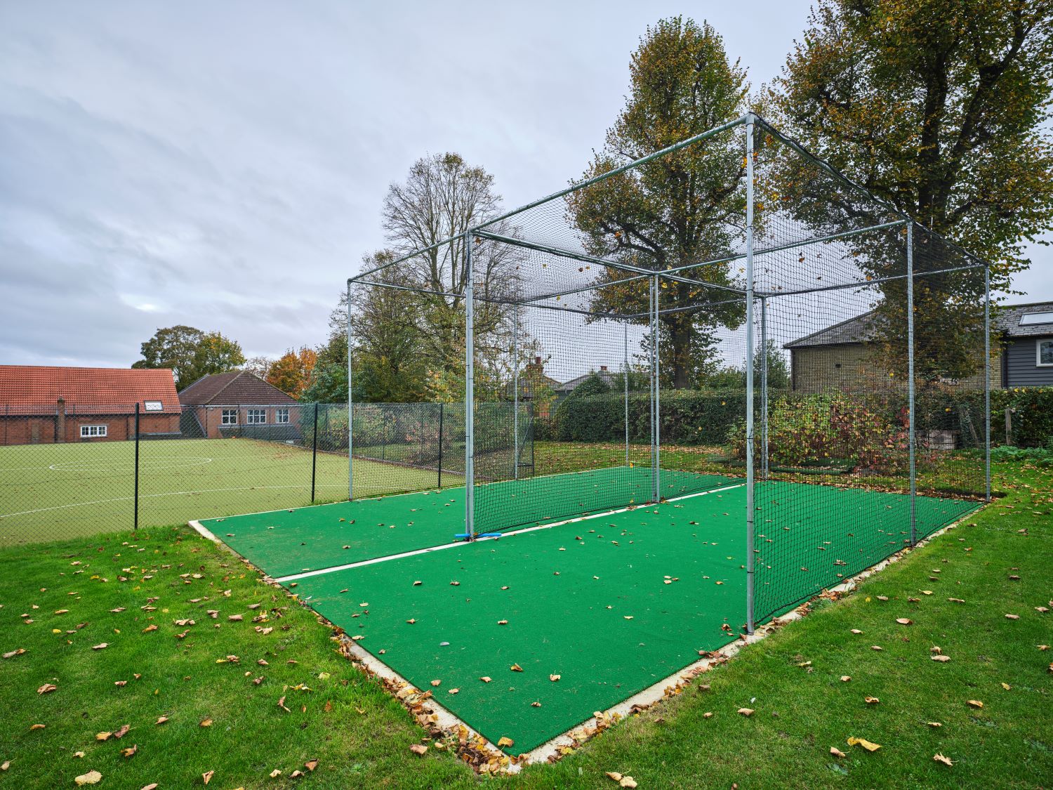 Cricket Nets Image of Cricket Nets at Dame Bradbury's
