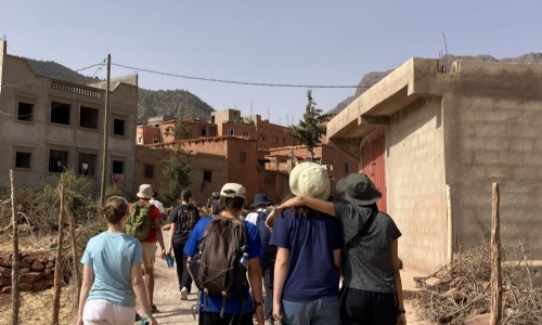 Students on the Morocco Trip