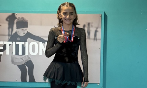 Year 7 Caterina wins bronze medal for Free Dance